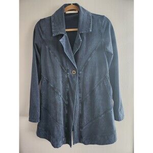 Testimony Los Angeles French Terry Jacket Dusk Blue XS
